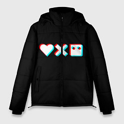 Куртка зимняя мужская Любовь, смерть и роботы, цвет: 3D-черный