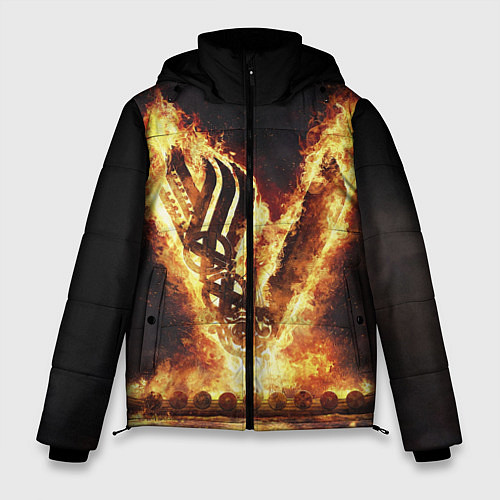 Мужская зимняя куртка ВИКИНГИ VIKINGS V / 3D-Черный – фото 1