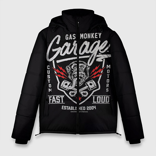 Мужская зимняя куртка Gas Monkey Garage / 3D-Черный – фото 1