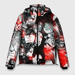 Куртка зимняя мужская ТЕТРАДЬ СМЕРТИ, цвет: 3D-красный