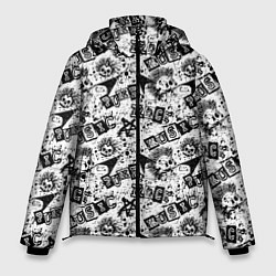 Куртка зимняя мужская PUNK ROCK, цвет: 3D-светло-серый