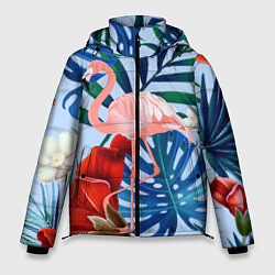 Мужская зимняя куртка Фламинго в папоротнике