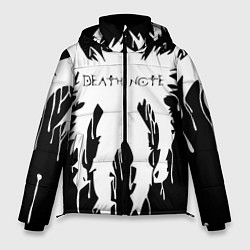 Куртка зимняя мужская DEATH NOTE ТЕТРАДЬ СМЕРТИ, цвет: 3D-светло-серый