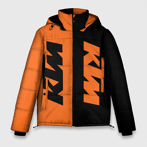 Мужская зимняя куртка KTM КТМ Z / 3D-Светло-серый – фото 1