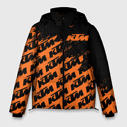 Куртка зимняя мужская KTM КТМ, цвет: 3D-черный