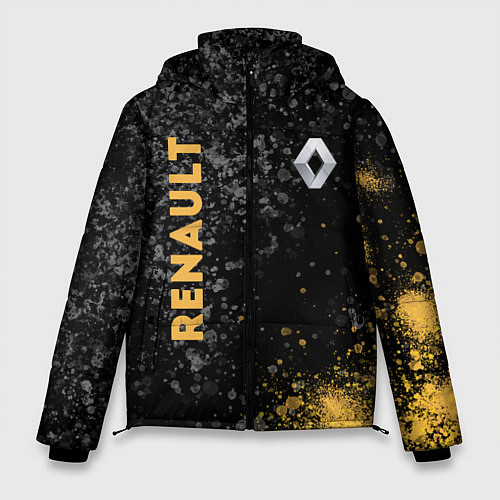 Мужская зимняя куртка Renault Брызги / 3D-Черный – фото 1