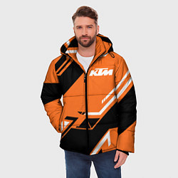 Куртка зимняя мужская KTM КТМ SPORT, цвет: 3D-светло-серый — фото 2
