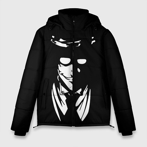 Мужская зимняя куртка Hellsing / 3D-Черный – фото 1