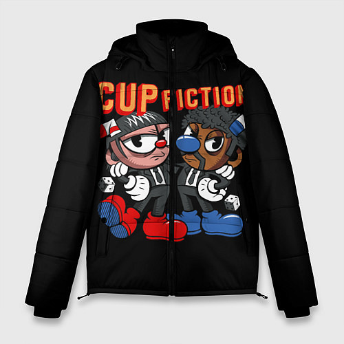 Мужская зимняя куртка CUP FICTION / 3D-Красный – фото 1