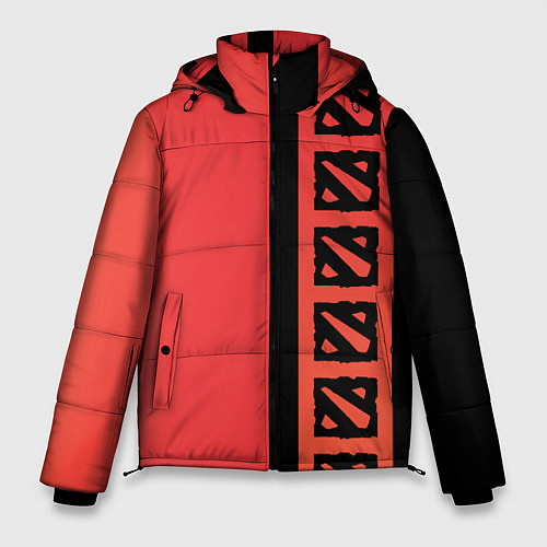 Мужская зимняя куртка Dota 2 / 3D-Черный – фото 1