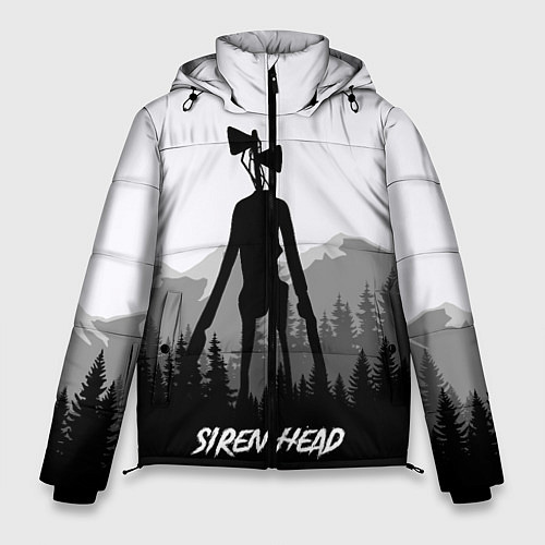 Мужская зимняя куртка SIREN HEAD DARK FOREST / 3D-Красный – фото 1