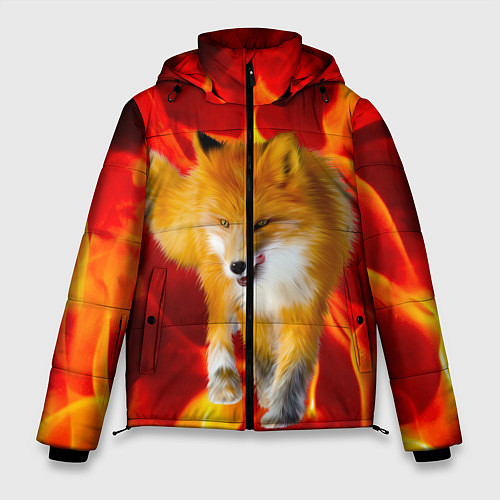 Мужская зимняя куртка Fire Fox / 3D-Черный – фото 1