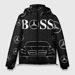 Куртка зимняя мужская BOSS MERCEDES-BENZ, цвет: 3D-светло-серый