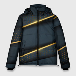 Куртка зимняя мужская 3D luxury gold, цвет: 3D-светло-серый