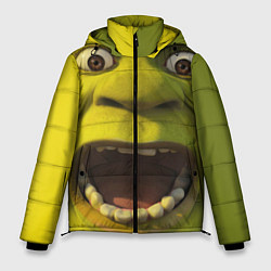 Куртка зимняя мужская Shrek is Yelling, цвет: 3D-светло-серый