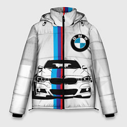 Куртка зимняя мужская BMW БМВ M PERFORMANCE, цвет: 3D-красный