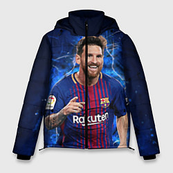 Куртка зимняя мужская Лионель Месси Барселона 10, цвет: 3D-черный
