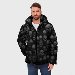 Куртка зимняя мужская Общее захоронение, цвет: 3D-черный — фото 2