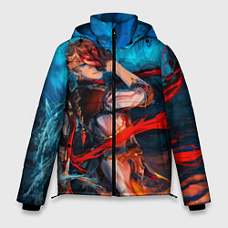 Куртка зимняя мужская Tartaglia art, цвет: 3D-черный
