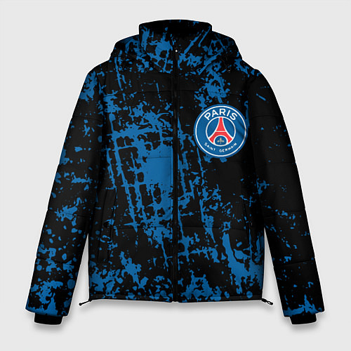 Мужская зимняя куртка Пари Сен-Жермен Paris Saint-German / 3D-Черный – фото 1