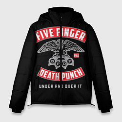 Куртка зимняя мужская Five Finger Death Punch 5FDP, цвет: 3D-черный