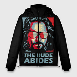 Куртка зимняя мужская The Dude Abides Лебовски, цвет: 3D-черный