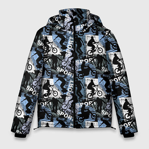 Мужская зимняя куртка SPORT / 3D-Черный – фото 1