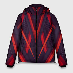 Куртка зимняя мужская СПОРТ ЛИНИИ 3D, цвет: 3D-красный