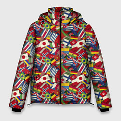 Куртка зимняя мужская Страны Мира, цвет: 3D-черный
