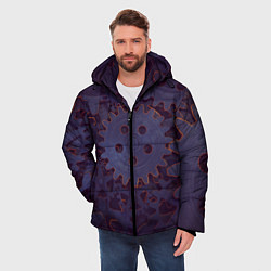 Куртка зимняя мужская МЕХАНИЗМ, цвет: 3D-светло-серый — фото 2