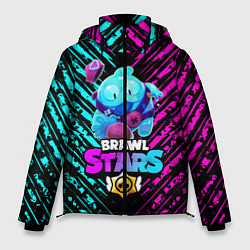 Куртка зимняя мужская BRAWL STARS SQUEAK: СКВИК, цвет: 3D-черный