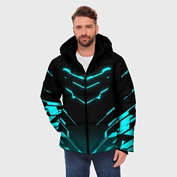 Куртка зимняя мужская DEAD SPACE АЙЗЕК КЛАРК, цвет: 3D-черный — фото 2