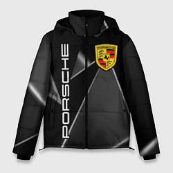 Куртка зимняя мужская Порше Porsche, цвет: 3D-красный