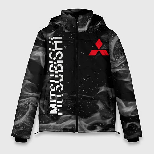 Мужская зимняя куртка MITSUBISHI ОГОНЬ / 3D-Черный – фото 1