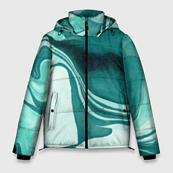 Куртка зимняя мужская Красочный развод, цвет: 3D-светло-серый