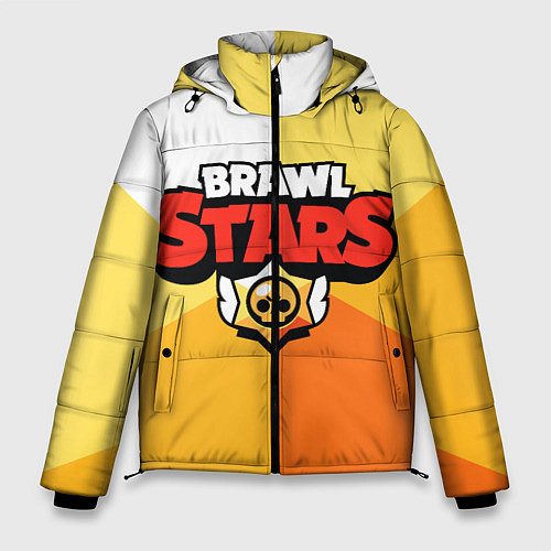 Мужская зимняя куртка BRAWL STARS - БРАВЛ СТАРС / 3D-Черный – фото 1