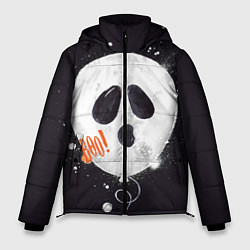 Куртка зимняя мужская Шарик-пугайка черный, полиэстер, цвет: 3D-черный