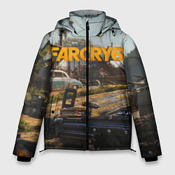 Куртка зимняя мужская Far Cry 6 game art, цвет: 3D-черный