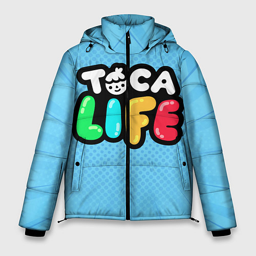 Мужская зимняя куртка Toca Life: Logo / 3D-Черный – фото 1