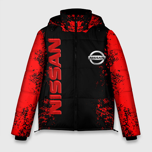 Мужская зимняя куртка NISSAN RED / 3D-Черный – фото 1