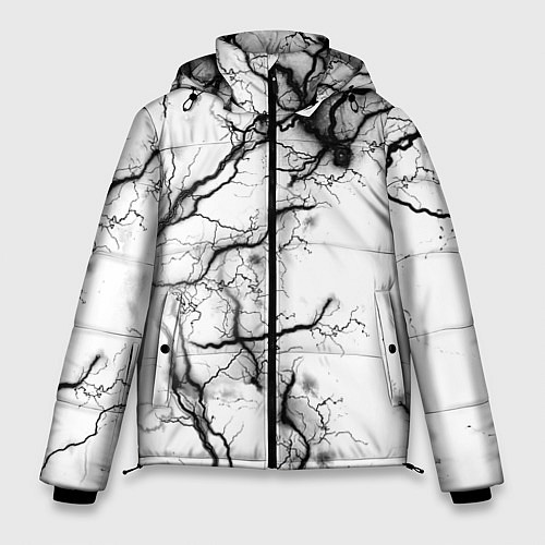 Мужская зимняя куртка Нейронные связи / 3D-Черный – фото 1