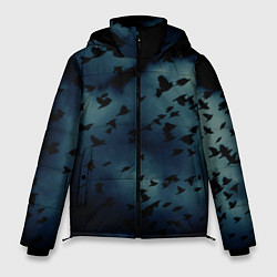 Куртка зимняя мужская Flock of birds, цвет: 3D-черный