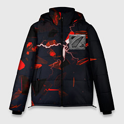 Куртка зимняя мужская DOTA 2 3D плиты и молния, цвет: 3D-черный
