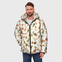 Куртка зимняя мужская Тёплая осень, цвет: 3D-черный — фото 2