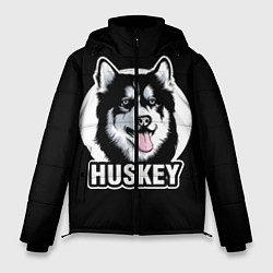 Мужская зимняя куртка Собака Хаски Husky