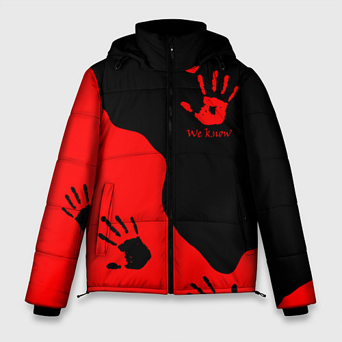 Мужская зимняя куртка WE KNOW RED LOGO / 3D-Светло-серый – фото 1