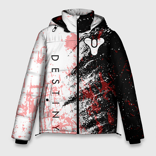 Мужская зимняя куртка Destiny Кровавые пятна / 3D-Черный – фото 1