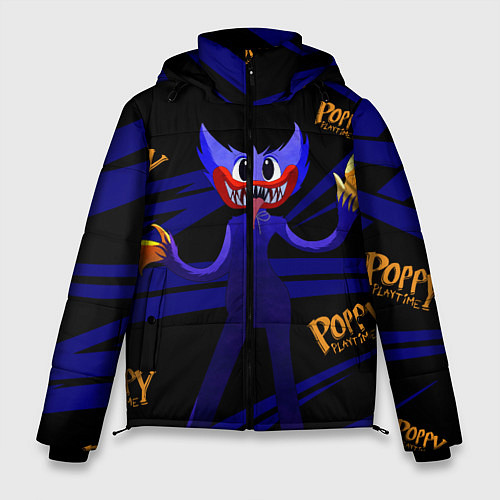 Мужская зимняя куртка Poppy Playtime Геометрия / 3D-Черный – фото 1