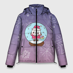 Куртка зимняя мужская Happy New Year 2022 Сat 3, цвет: 3D-красный