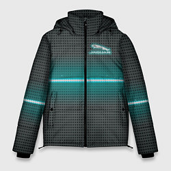 Мужская зимняя куртка Jaguar blue neon theme